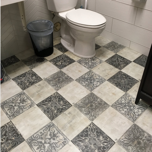 Grand Design Floors Vinyl Installation Photo